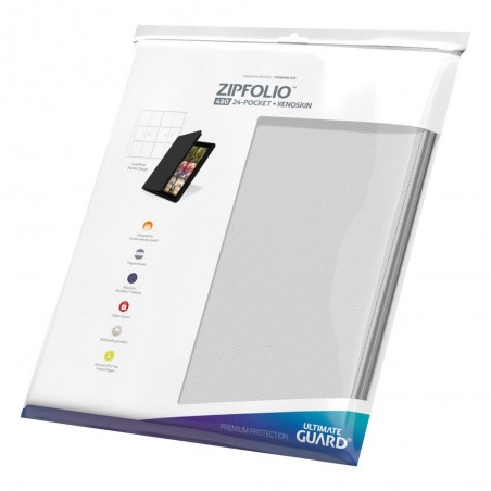 Zipfolio 480 - Pocket XenoSkin  Quadrow  - Blanco