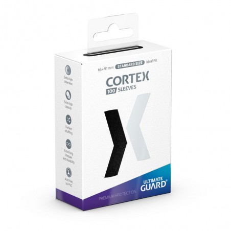 Ultimate Guard Cortex Sleeves Standard Negro