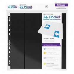 24-Pocket QuadRow Pages Side-Loading Negro