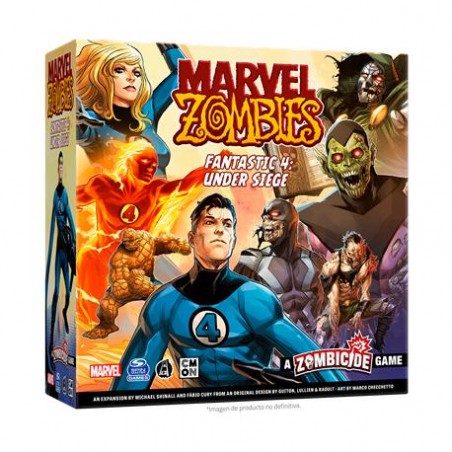 Fantastic 4 Under Siege-Marvel Zombies  Zombicide