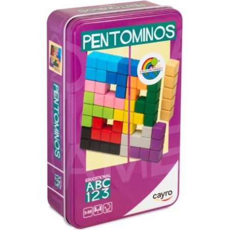 Pentominos Metal Box