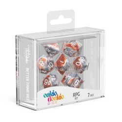 Oakie Doakie Dice Dados RPG- Silver-Rust