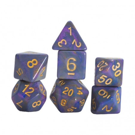 Sirius Dice - Unicorn Dice Set Purple