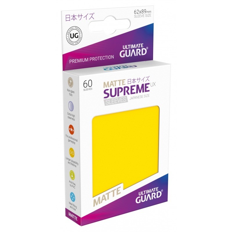 Supreme UX Matte Yellow Sleeves Japanese Size