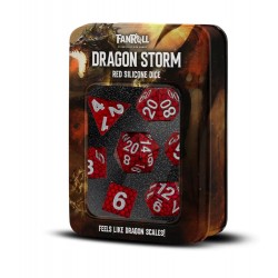 Dados Red Dragon Scales