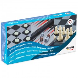 Ajedrez - Damas - Backgammon Magnético