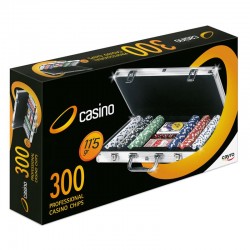 Maletin 300 fichas de poker 11 5 gr