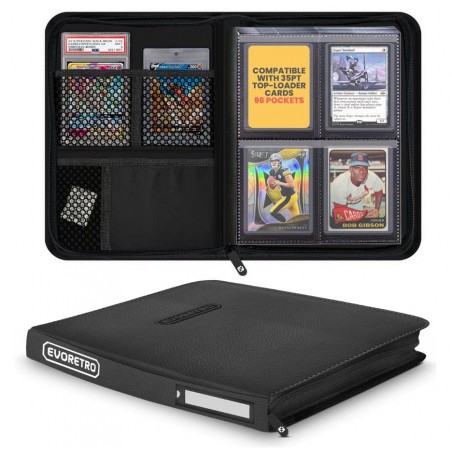 Evoretro carpeta Shield  Topload 96 Karten Black