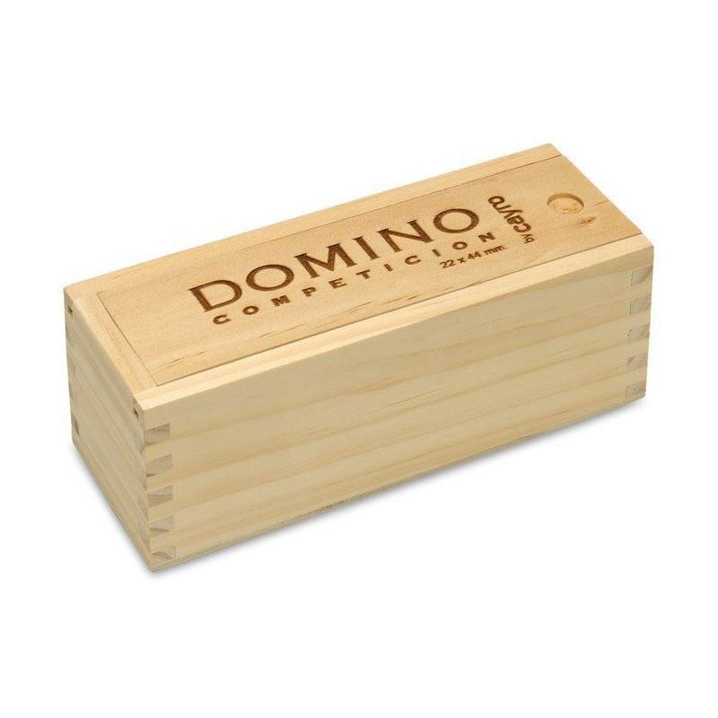 Domino competicion caja de madera