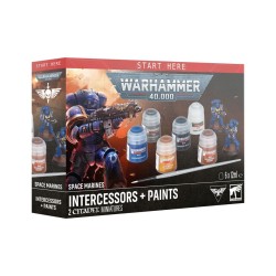 Warhammer - Marines Espaciales  Intercesores y pin