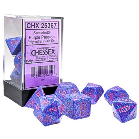 Chessex Dice Speckled  Purple Passion