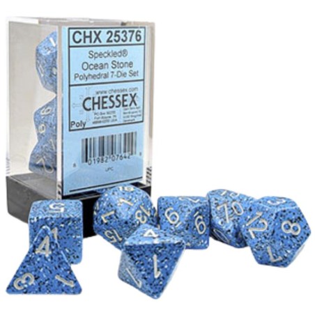 Chessex Dice Speckled  Oceab Stone