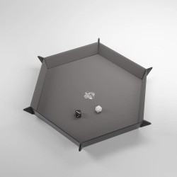 Magnetic Dice Tray - Hexagonal Gris