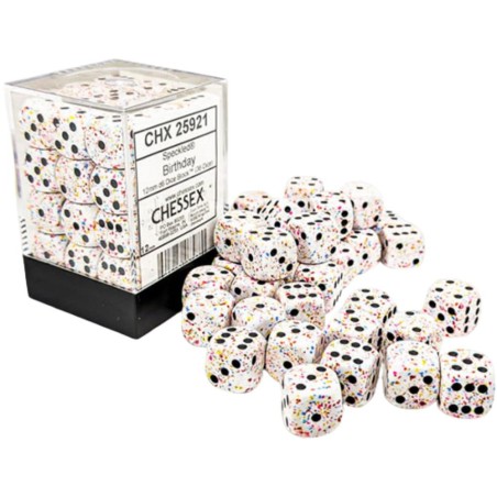 Speckled® 12mm d6 Birthday Dice Block™  36 dice 