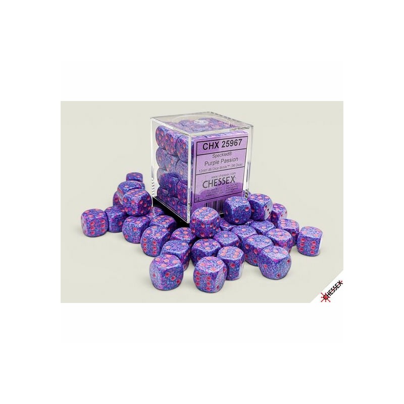 Speckled® 12mm d6 Purple Dice Block™  36 dice 