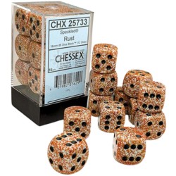 Speckled® 16mm d6 Rust Dice Block™  12 dice 