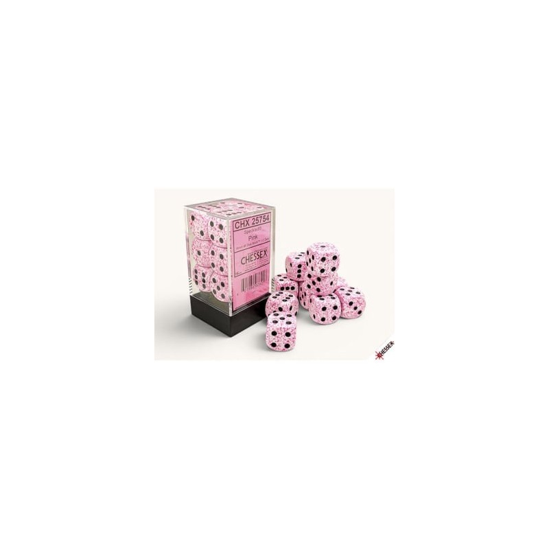 Speckled® 16mm d6 Pink Dice Block™  12 dice 