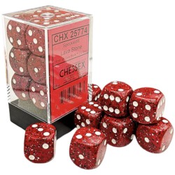 Speckled® 16mm d6 Lava Stone Dice Block™  12 dice 