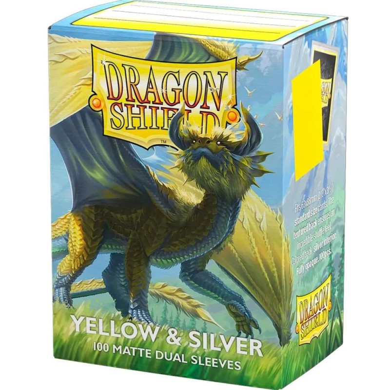 Dragon Shield Standar Yellow & Silver