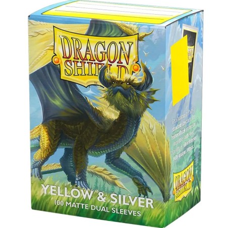 Dragon Shield Standar Yellow & Silver