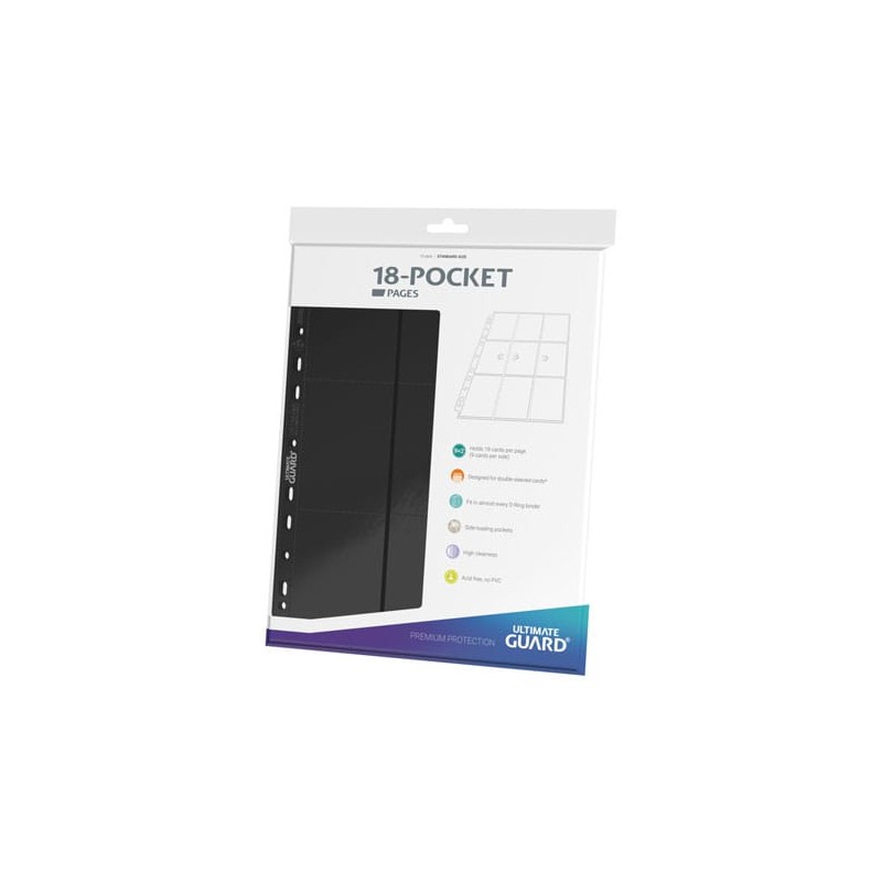 18-Pocket Pages Side-Loading  10  - Negro